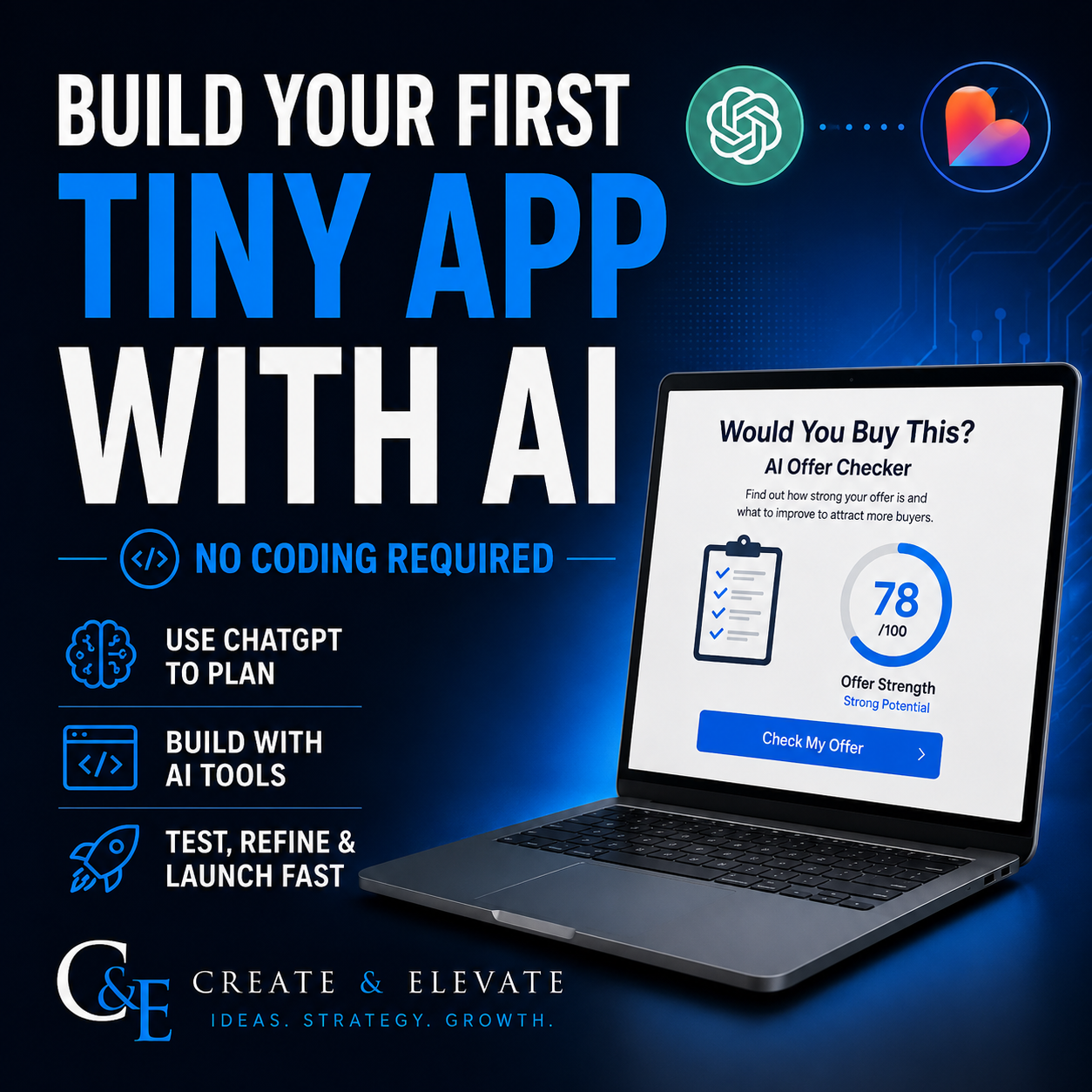 Build Your First Tiny App with AI